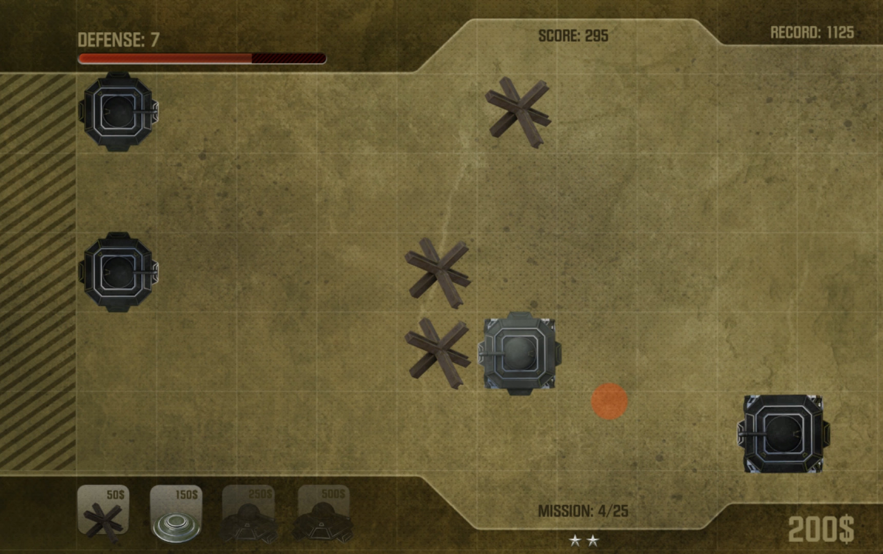 TURRETS VS TANKS